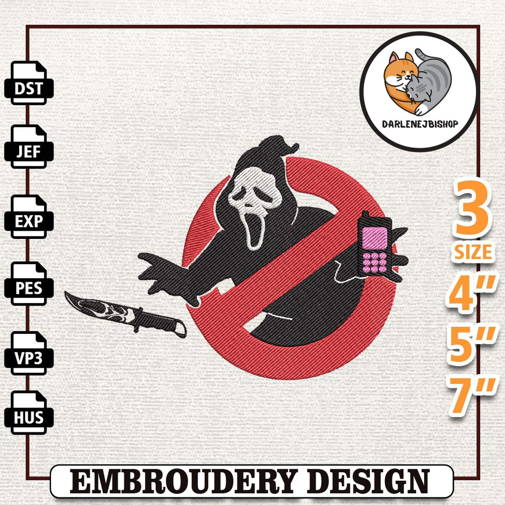 Face Ghost Character Embroidery Design, Face Ghost Embroidery Machine File, Scary Halloween.jpg