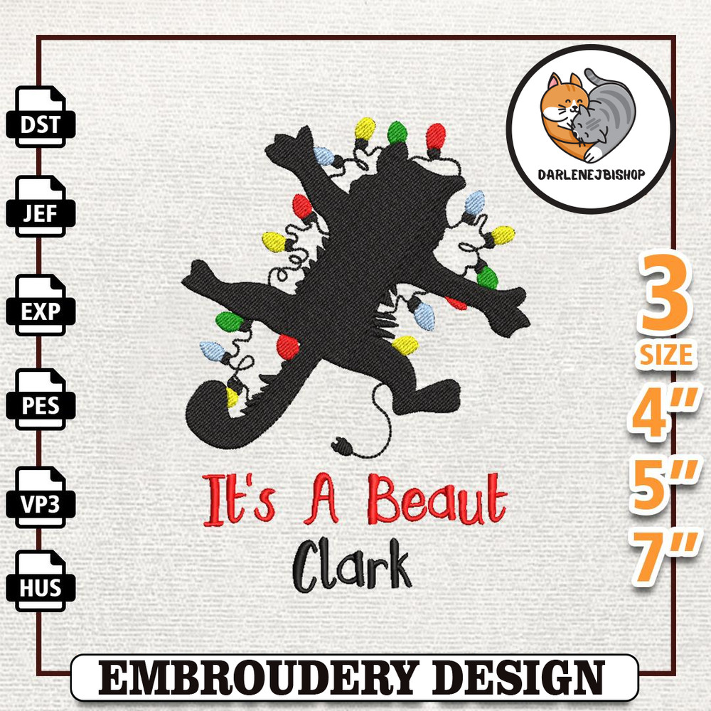 It's A Beaut Embroidery Machine Design, Funny Christmas Holiday Embroidery Design, Instant Download.jpg