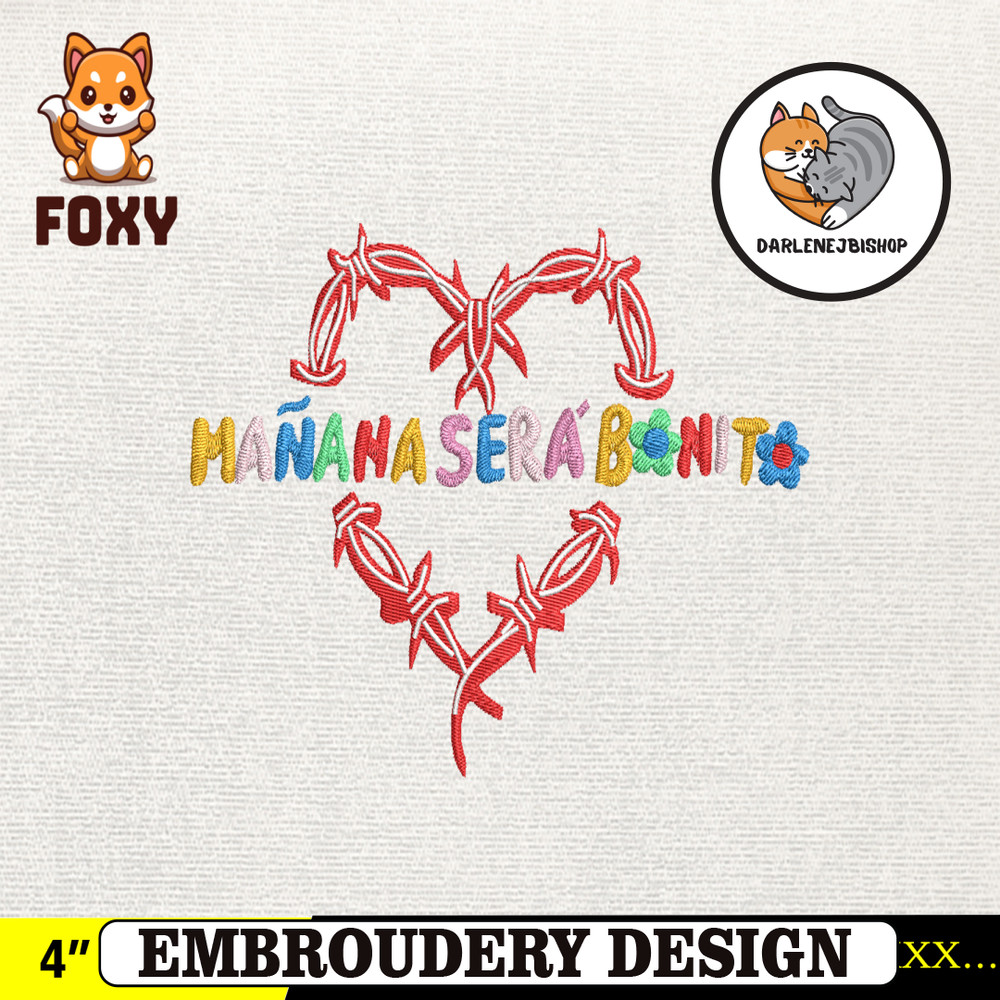 Karol G Embroidery Design, Karol G Music Album Embroidery Design, Machine Embroidery Design, Instant Download.jpg