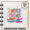 Kinder Crews Embroidery, Back to School Embroidery, School Embroidery, First Day Of School, School Sublimation, School.jpg