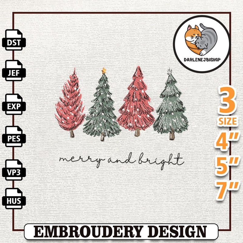 Merry Christmas Embroidery Designs, Christmas Designs, Christmas Embroidery Designs, Instant Download.jpg