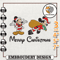 Movie Embroidery File, Merry Christmas Embroidery Machine File, Christmas Cartoon Mouse Embroidery File,Instant Download 1.jpg