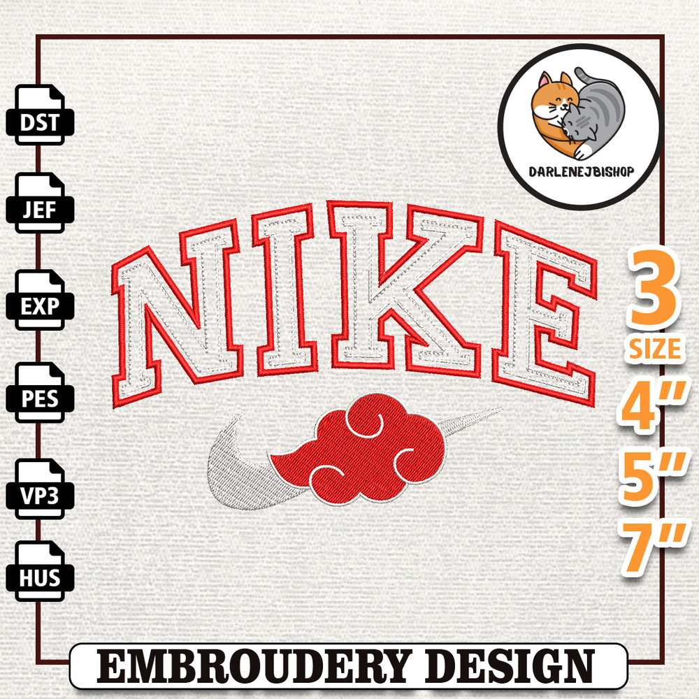 Nike Akatsuki Anime Embroidery Design, Nike Anime Embroidery Design, Best Anime Embroidery Design, Instant Download 5.jpg