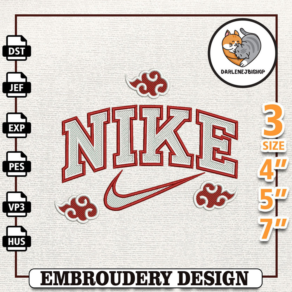 Nike Akatsuki Anime Embroidery Design, Nike Anime Embroidery Design, Best Anime Embroidery Design, Instant Download.jpg