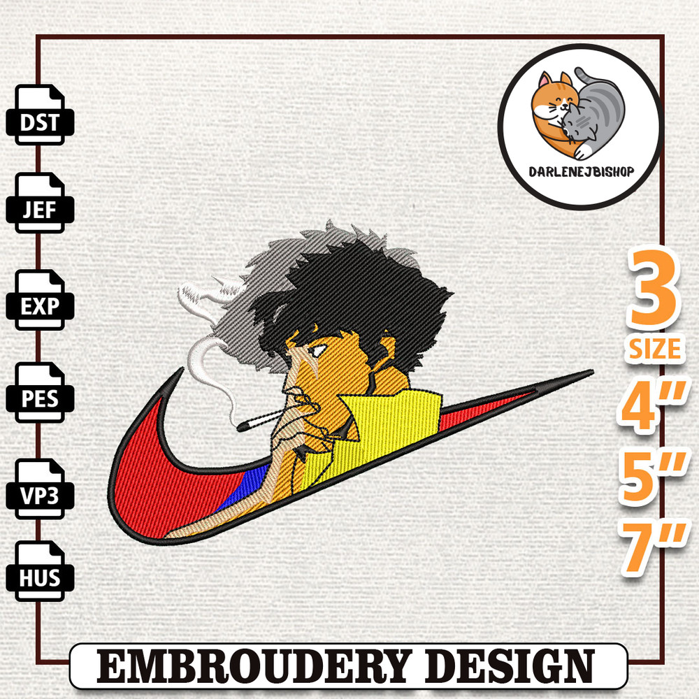 Nike Anime Embroidery Design, Nike Anime Embroidery Design, Best Anime Embroidery Design, Instant Download.jpg