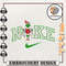 NIKE Christmas Embroidery Design, Christmas Grinch Embroidery Design, NIKE Embroidery Design, Instant Download 1.jpg