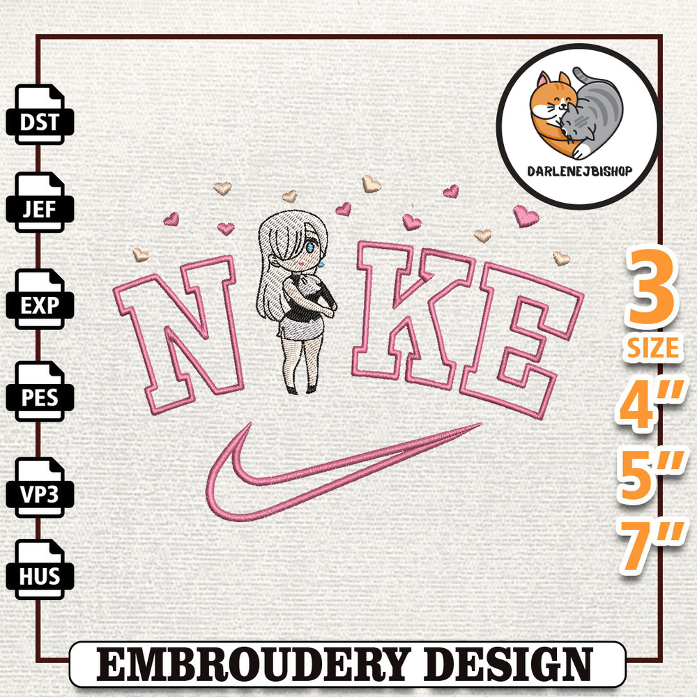Nike Elizabeth Anime Embroidery Design, Nike Anime Embroidery Design, Best Anime Embroidery Design, Instant Download.jpg