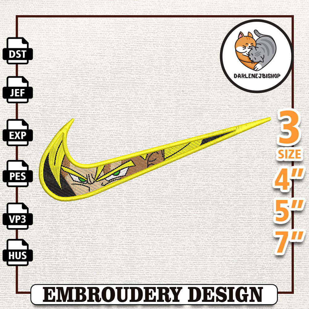 Nike Goku Anime Embroidery Design, Nike Anime Embroidery Design, Best Anime Embroidery Design, Instant Download 2.jpg