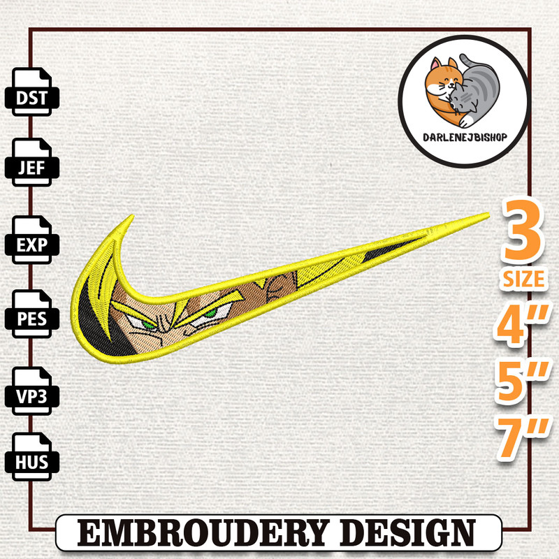 Nike Goku Anime Embroidery Design, Nike Anime Embroidery Design, Best Anime Embroidery Design, Instant Download 2.jpg