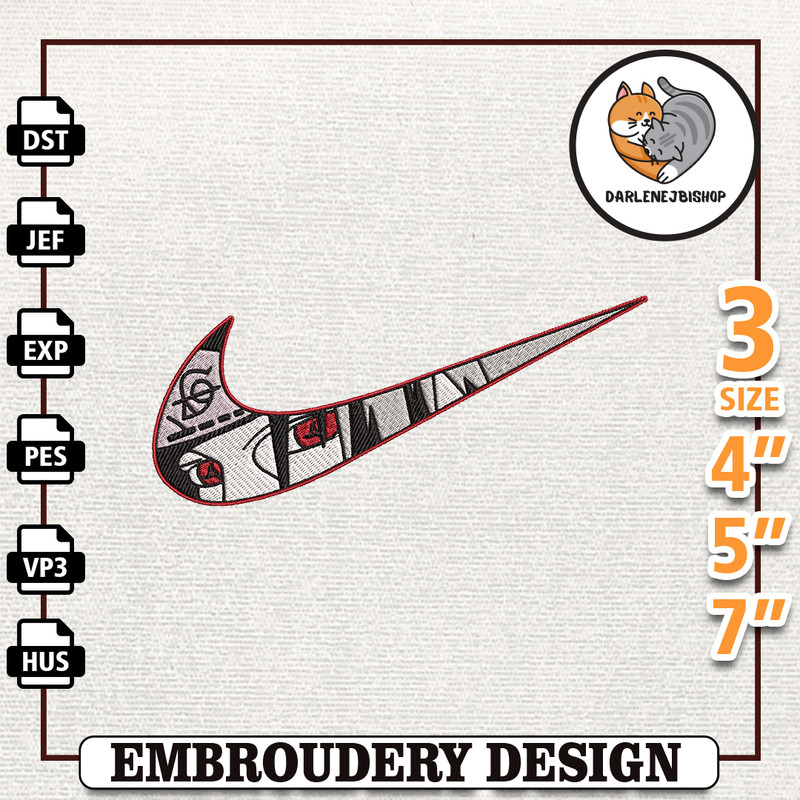 Nike Itachi Naruto Anime Embroidery Design, Nike Anime Embroidery Design, Best Anime Embroidery Design, Instant Download.jpg