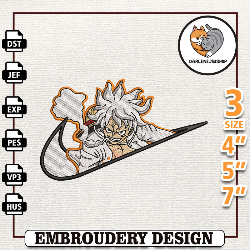Nike MonkeyD Luffy Anime Embroidery Design, Nike Anime Embroidery Design, Best Anime Embroidery Design, Instant Download 1.jpg
