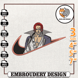 nike shanks anime embroidery design, nike anime embroidery design, best anime embroidery design,embroidery design