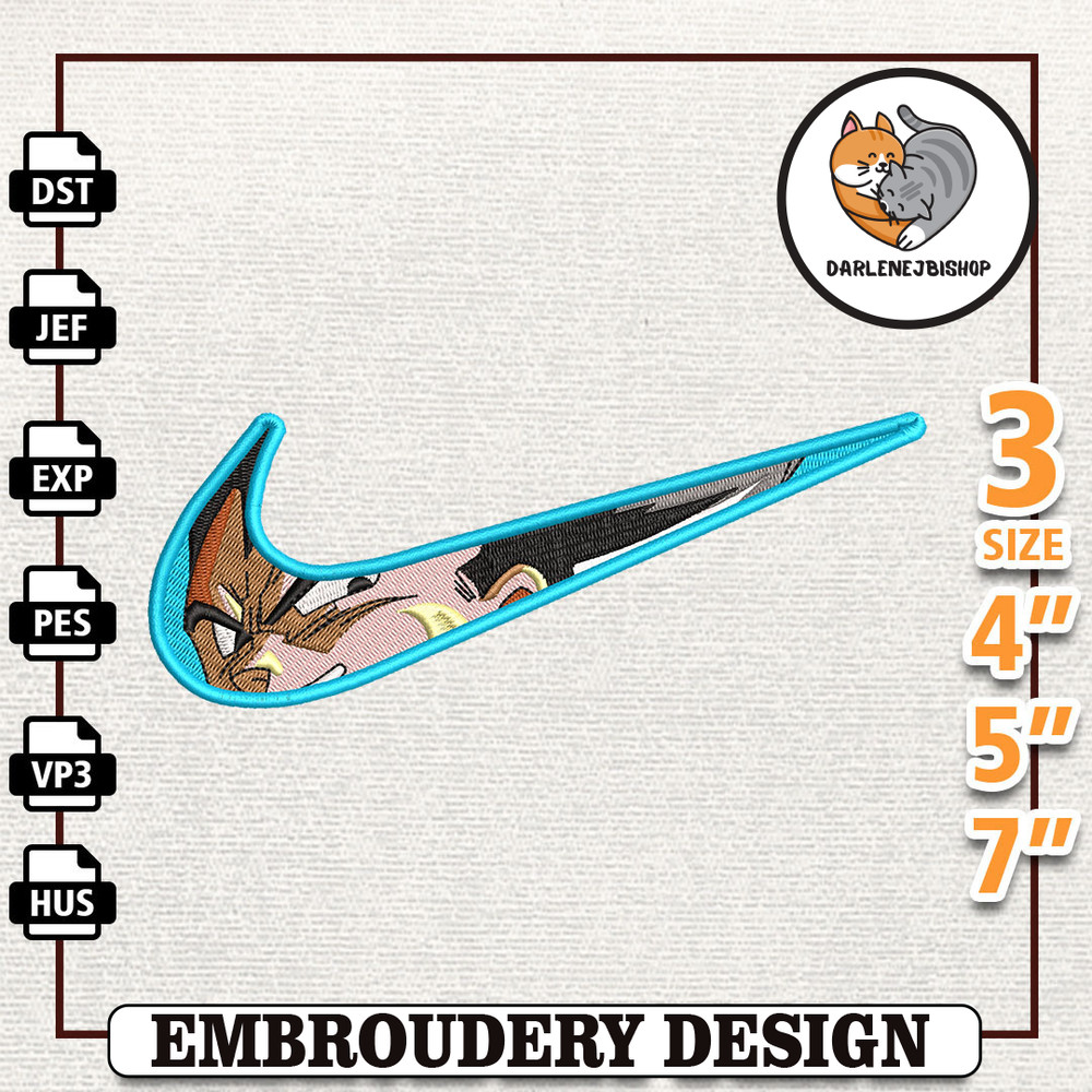 Nike Vegeta Anime Embroidery Design, Nike Anime Embroidery Design, Best Anime Embroidery Design, Instant Download.jpg