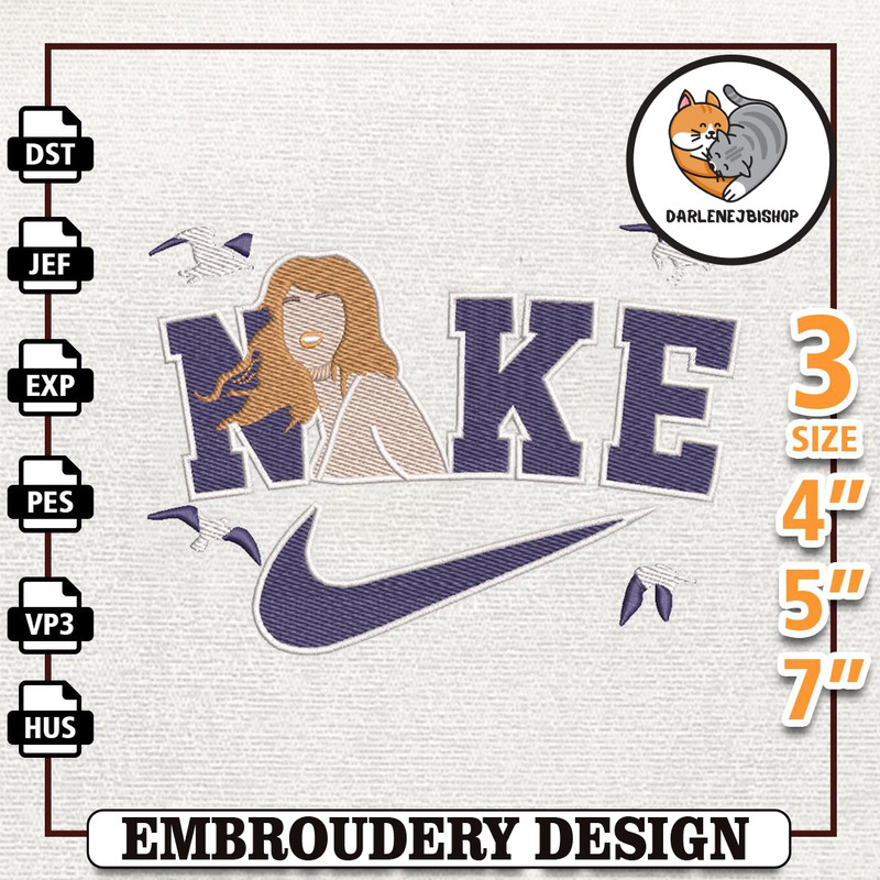 NIKE Taylor Swift Embroidery Design, Taylor Swift Embroidery Design, Taylor Swift Merch, Taylor Design For Fan.jpg