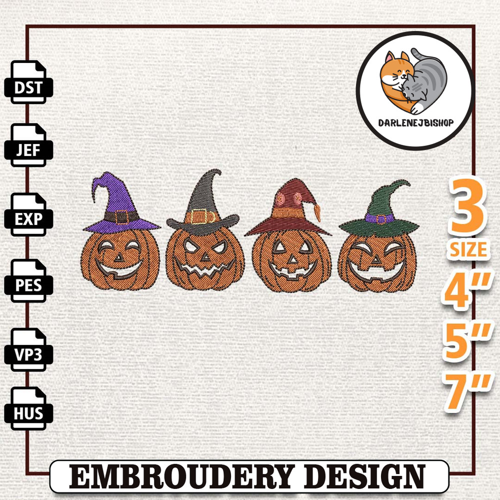 Pumpkin Face Pumpkin Halloween, Pumpkin Halloween Embroidery Design, Scary Pumpkin Embroidery Machine Design, Instant D.jpg