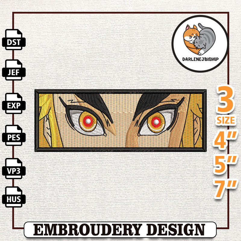 Rengoku Anime Design, Anime Embroidery Design, Anime Machine Embroidery Design, Gift For Anime Fan, Instant Download.jpg