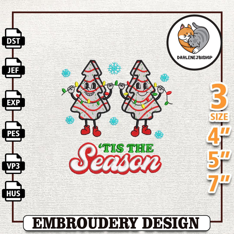 Retro Pink Christmas Embroidery Machine Design, Groovy Pink Christmas Embroidery File, Instant Download.jpg