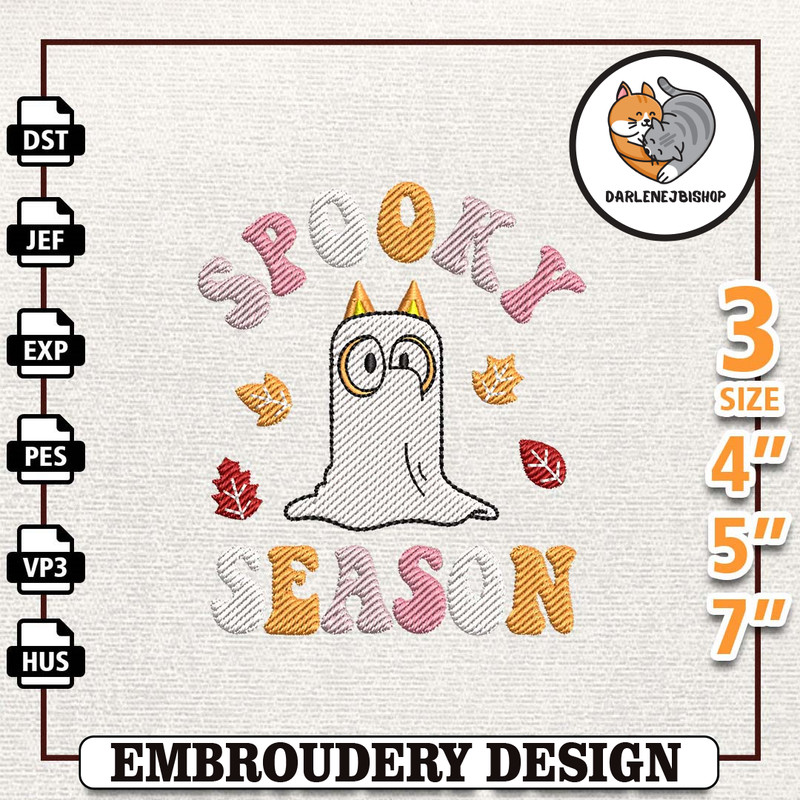 Spooky Vibes Embroidery Design, Spooky Halloween Craft Embroidery Design, Spooky Season Embroidery Design, Instant Downl.jpg