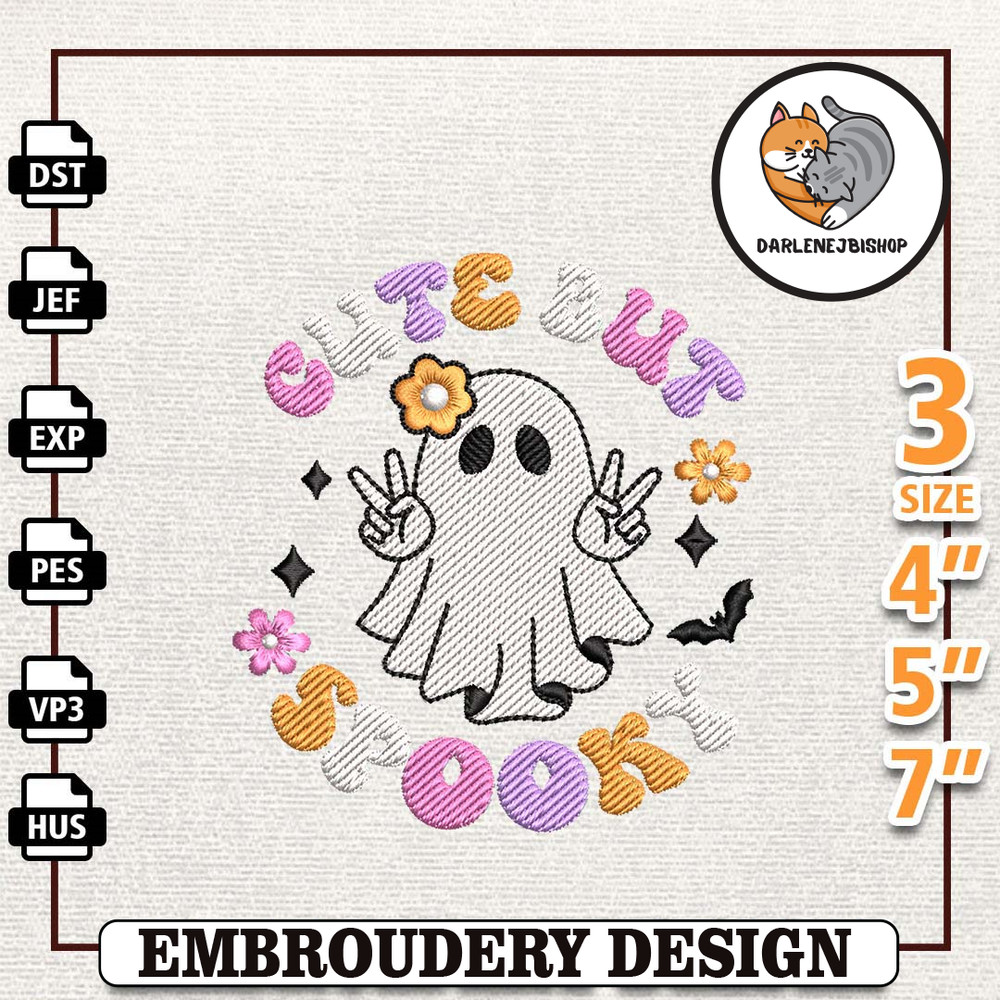 Spooky Vibes Embroidery File, Instant Download, Cute But Spooky Embroidery Design, Spooky Halloween Embroidery File.jpg