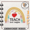 Teacher Love Inspire Embroidery, Rainbow Teacher Embroideery, Boho Rainbow Embroidery, Teacher Appreciation Embroidery.jpg