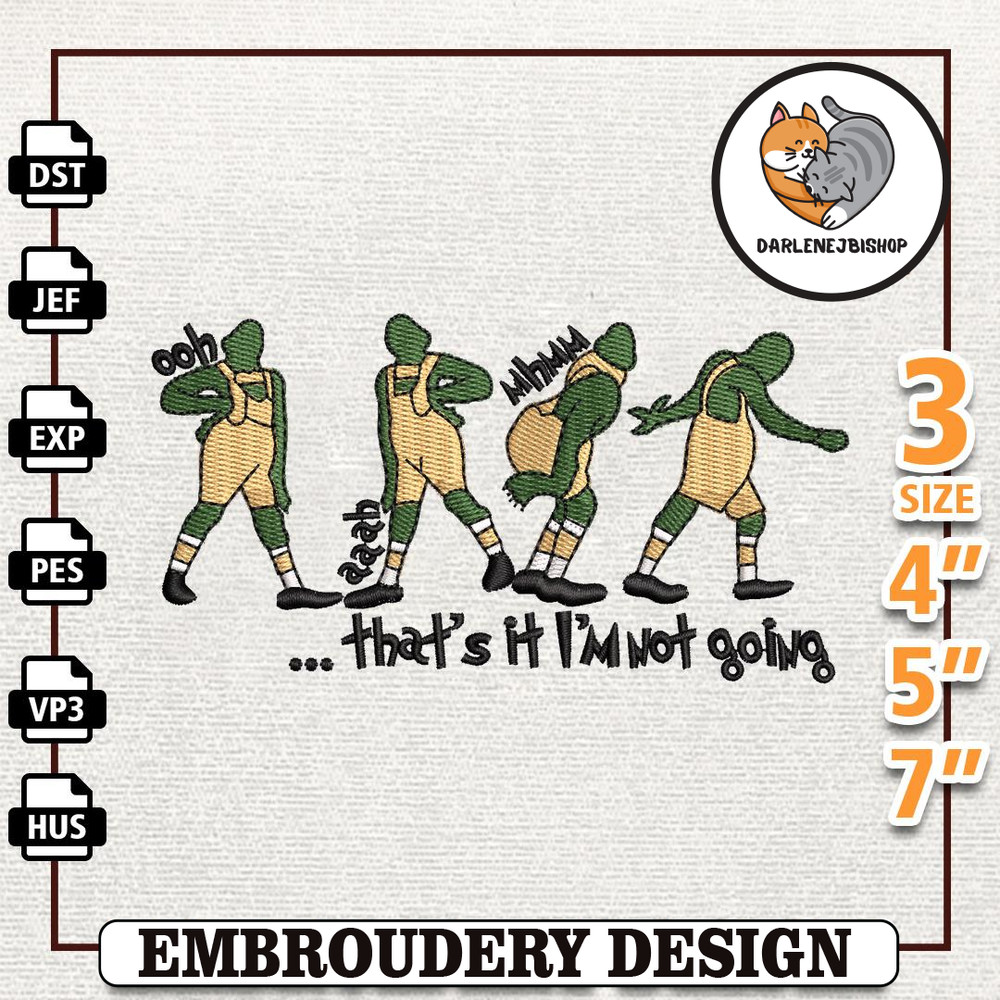 Thats It Im Not Going Embroidery Design, Happy Christmas Embroidery Design For Shirt, Instant Download.jpg