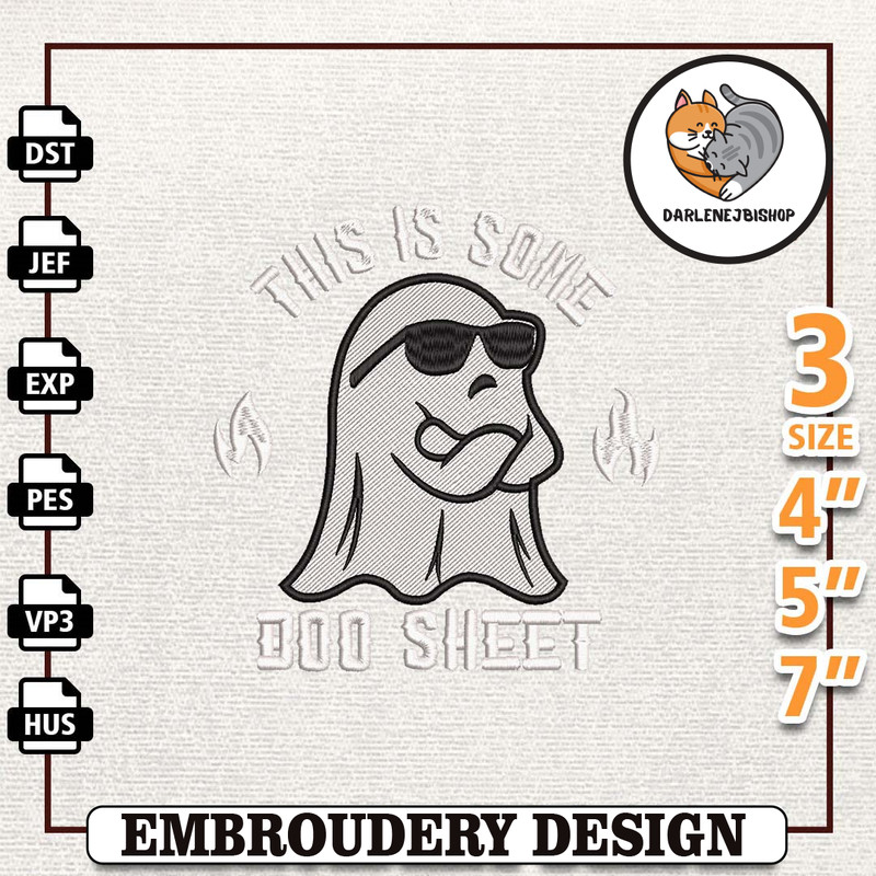 This Is Some Boo Sheet Embroidery Design, Spooky Vibes Embroidery Design, Ghost Embroidery File, Spooky Embroidery Mach.jpg