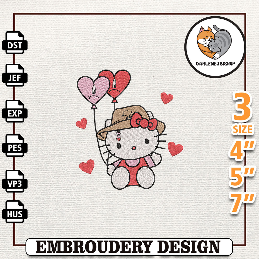 Valentine Bad Bunny Embroidery Design, Bad Bunny Embroidery File, Gift For Bad Bunny Fans, Bad Bunny, Instant Download 20.jpg