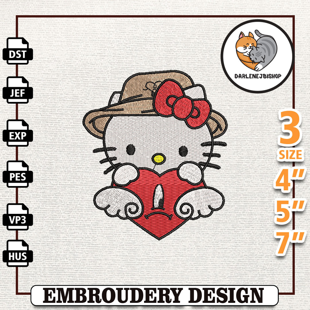 Valentine Bad Bunny Embroidery Design, Bad Bunny Embroidery File, Gift For Bad Bunny Fans, Bad Bunny, Instant Download 6.jpg