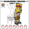 Bart simpson lv Embroidery Design, Lv Embroidery, Embroidery File, Simpson Embroidery, Logo shirt, Digital download.jpg