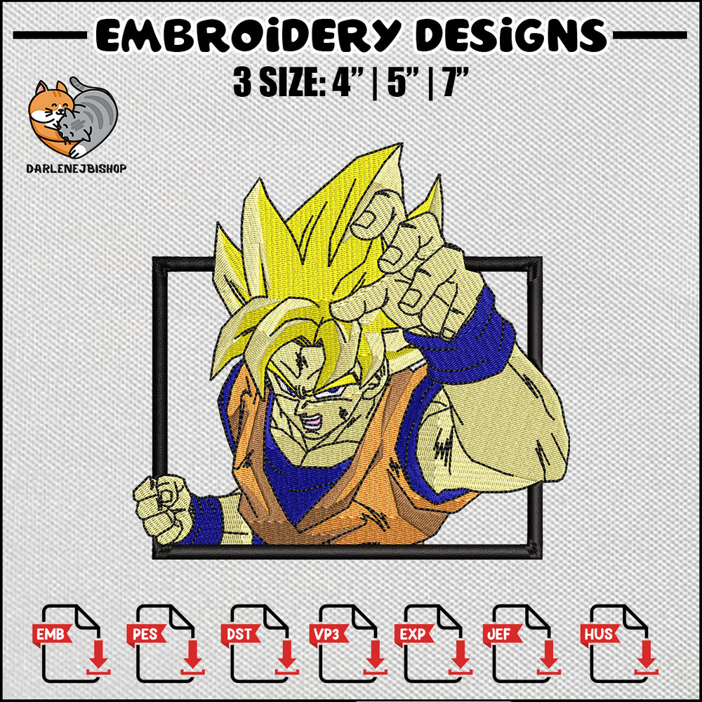 Box ss goku embroidery design, Dragonball embroidery, Anime design, Anime embroidery, Embroidery shirt, Digital download.jpg