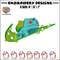 Bubasaur nike embroidery design, Pokemon embroidery, nike design, anime design, anime shirt, Digital download.jpg