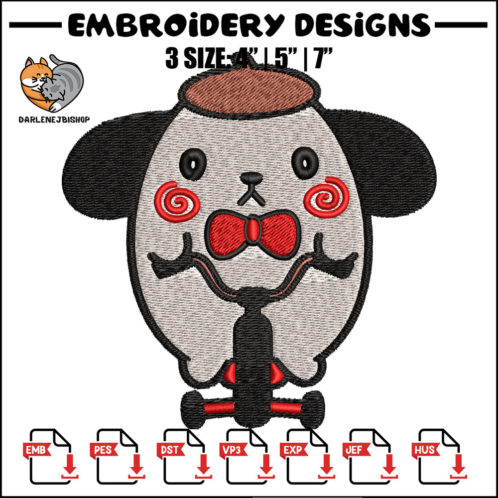 Cartoon cute Embroidery design, Cartoon cute Embroidery, cartoon design, Embroidery File, Instant download..jpg