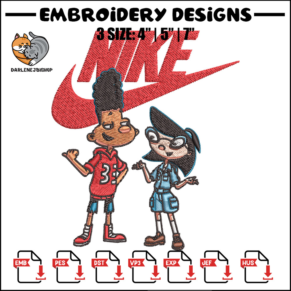 Cartoon Nike Embroidery design, cartoon Embroidery, Nike design, Embroidery file, logo shirt, Instant download..jpg