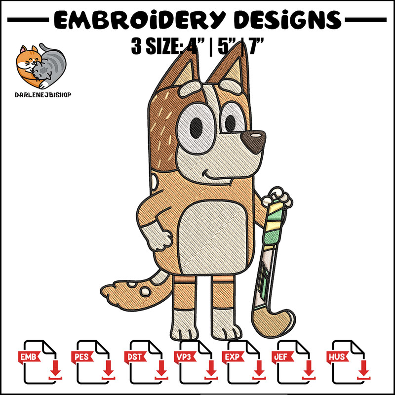 Chilli Heeler Embroidery, Chilli Heeler Embroidery, Embroidery File, cartoon design, cartoon shirt, Digital download..jpg