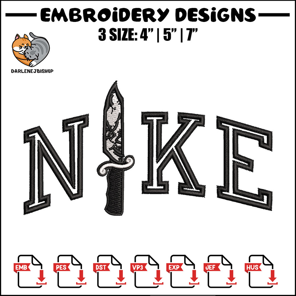 Chucky x nike embroidery design, Horror embroidery, Nike design, Embroidery shirt, Embroidery file, Digital download.jpg