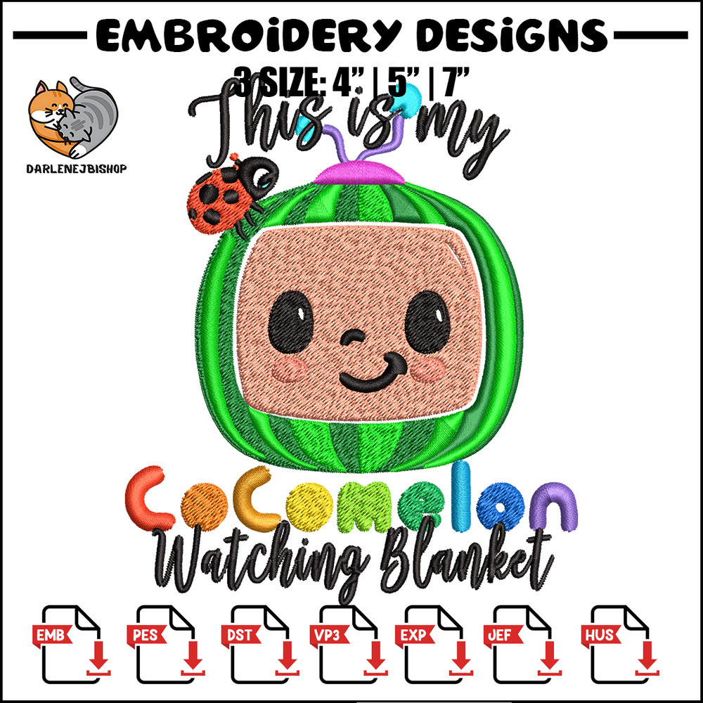 Cocomelon Logo Embroidery design, Cocomelon Embroidery, logo design, Embroidery File, logo shirt, Digital download..jpg