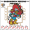 Daisy Donald Duck Gucci Embroidery design, Disney cartoon Embroidery, cartoon design, Embroidery File, Instant download..jpg