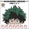 Deku face Embroidery Design, Mha Embroidery, Embroidery File, Anime Embroidery, Anime shirt, Digital download.jpg