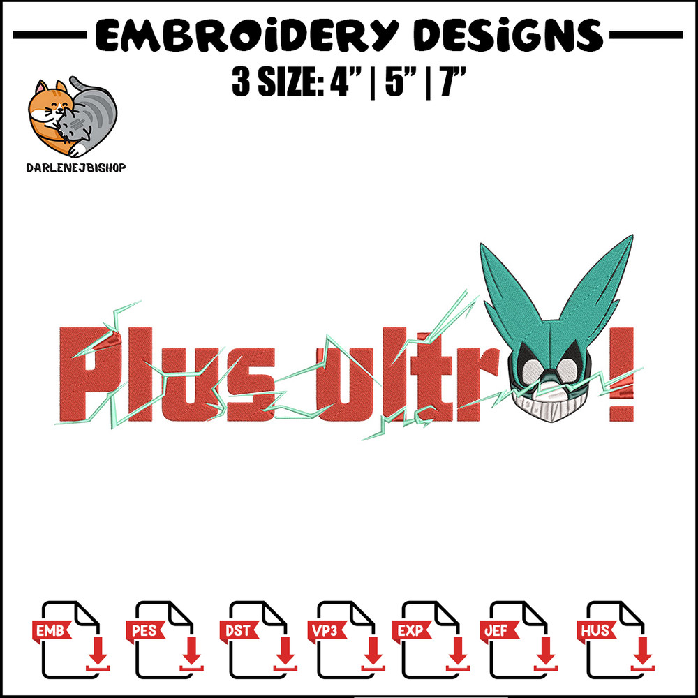 Deku logo Embroidery Design, My hero academia Embroidery, Embroidery File, Anime Embroidery,Anime shirt,Digital download.jpg