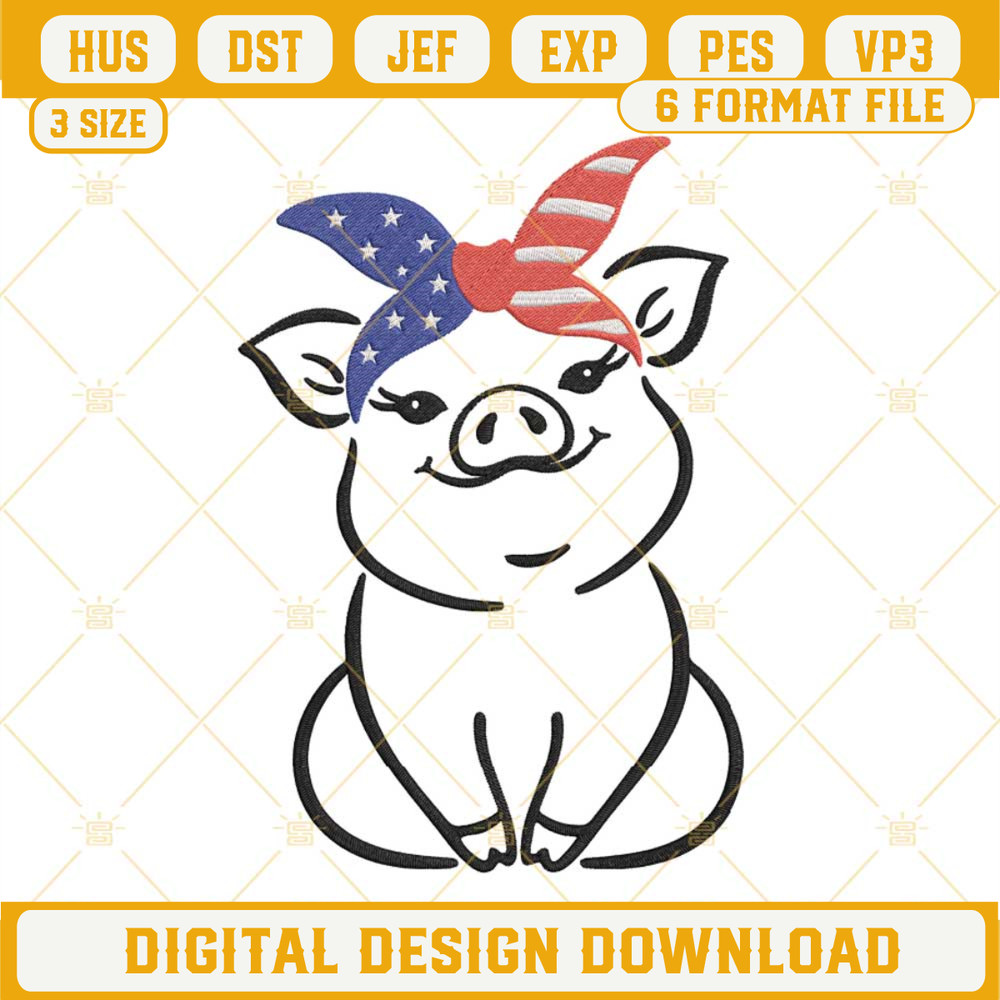 4th Of July Pig Machine Embroidery Designs.jpg