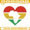 Africa Heart Embroidery Design, Black History Embroidery File.jpg