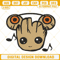 Baby Groot Headphones Embroidery Designs, Groot Music Embroidery Files.jpg