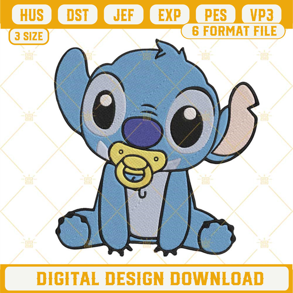 Baby Stitch Embroidery Designs, Cute Disney Stitch Embroidery Files.jpg