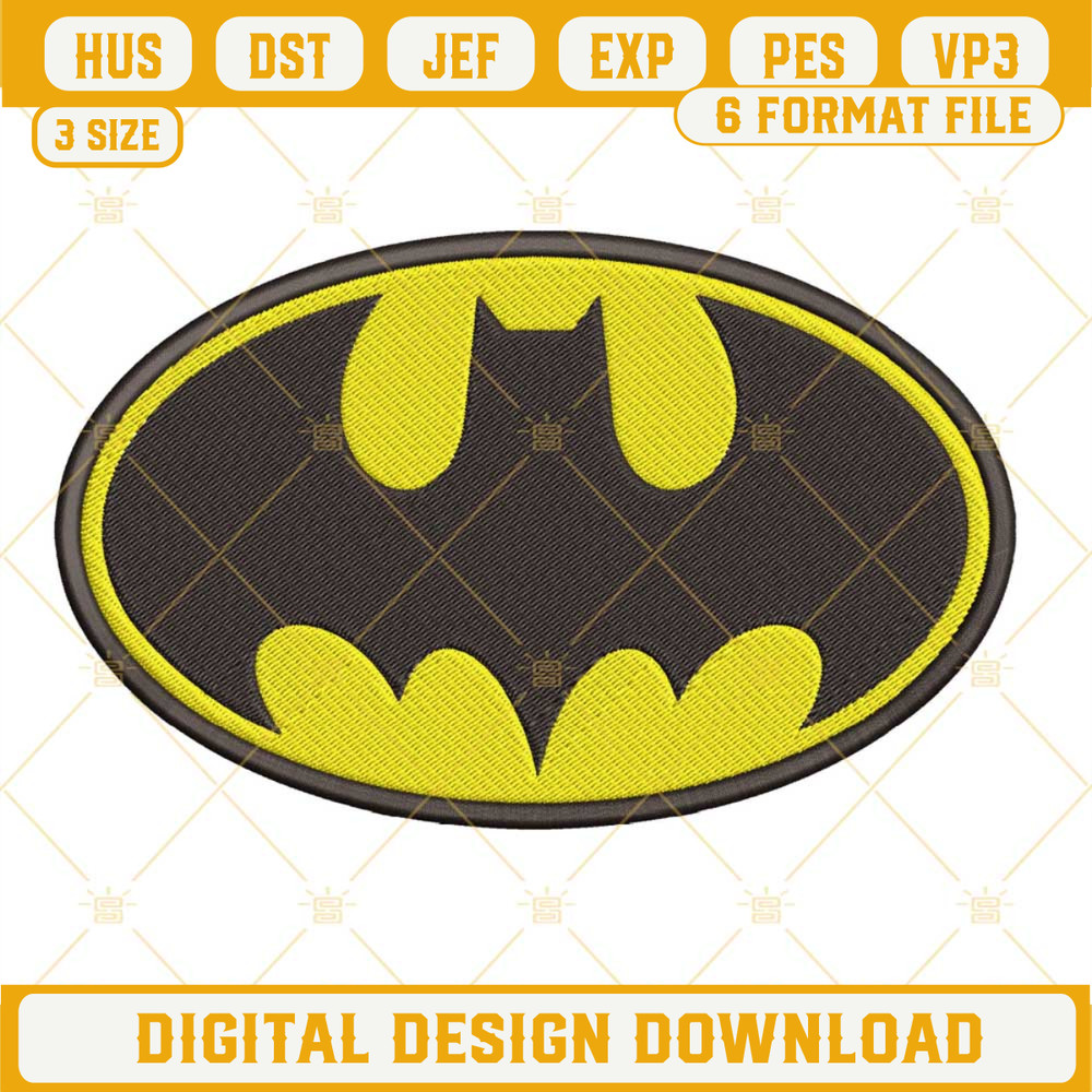 Batman Logo Embroidery Designs, Batman Machine Embroidery Designs.jpg