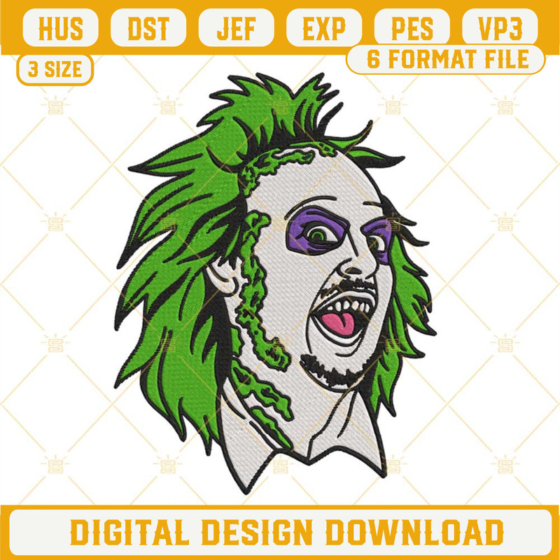 Beetlejuice Embroidery Files, Halloween Movie Embroidery Designs.jpg