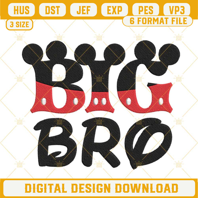 Big Bro Mickey Mouse Machine Embroidery Design Files.jpg