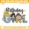Birthday Girl Princess Embroidery Designs, Disney Birthday Party Embroidery Files.jpg
