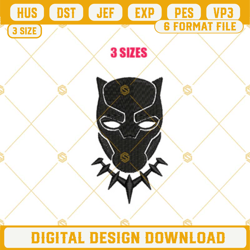 black panther embroidery designs, black panther embroidery design file, black panther embroidery files