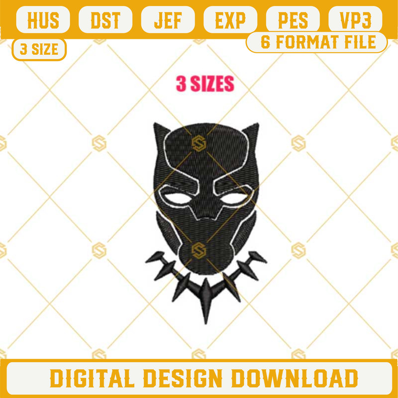 Black Panther Embroidery Designs, Black Panther Embroidery Design File, Black Panther Embroidery Files.jpg