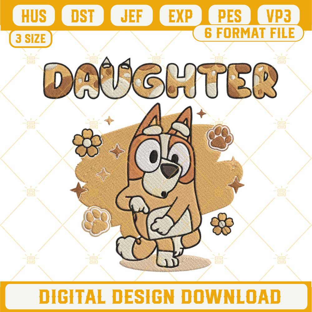 Bluey Bingo Daughter Embroidery Designs, Bingo Heeler Embroidery Files.jpg